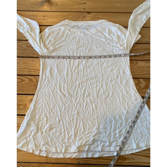 NEW J Jason Wu Semi Fit Swing Top Size Small Women’s Cream - Picture 6 of 8